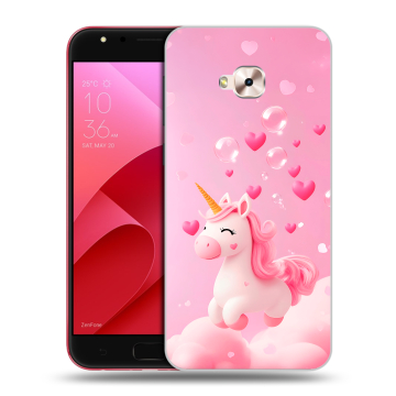 Пластиковый чехол на ASUS ZenFone 4 Selfie Pro с принтом Единорог Пластиковый чехол на ASUS ZenFone 4 Selfie Pro с принтом Единорог