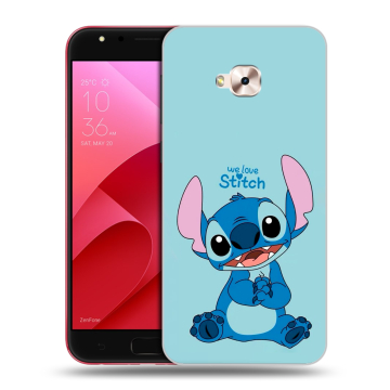 Пластиковый чехол на ASUS ZenFone 4 Selfie Pro с принтом Лило и Стич