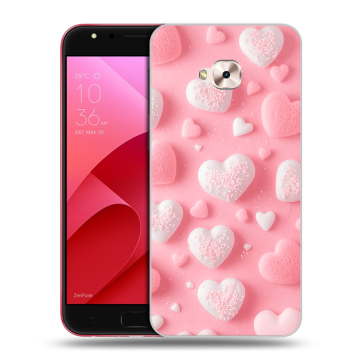 Пластиковый чехол на ASUS ZenFone 4 Selfie Pro с принтом Сердечки Пластиковый чехол на ASUS ZenFone 4 Selfie Pro с принтом Сердечки
