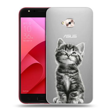 Пластиковый чехол на ASUS ZenFone 4 Selfie Pro с принтом Котенок