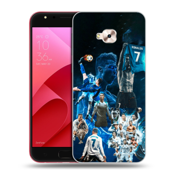 Пластиковый чехол на ASUS ZenFone 4 Selfie Pro с принтом Реал Роналдо Пластиковый чехол на ASUS ZenFone 4 Selfie Pro с принтом Реал Роналдо