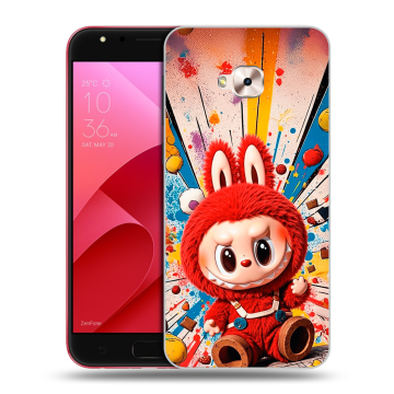 Пластиковый чехол на ASUS ZenFone 4 Selfie Pro с принтом Labubu Лабубу Пластиковый чехол на ASUS ZenFone 4 Selfie Pro с принтом Labubu Лабубу