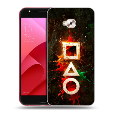 Пластиковый чехол на ASUS ZenFone 4 Selfie Pro с принтом Squid Game Игра кальмара