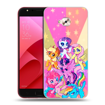 Пластиковый чехол на ASUS ZenFone 4 Selfie Pro с принтом My little pony Дружба чудо Пластиковый чехол на ASUS ZenFone 4 Selfie Pro с принтом My little pony Дружба чудо