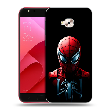 Пластиковый чехол на ASUS ZenFone 4 Selfie Pro с принтом Spiderman Человек паук