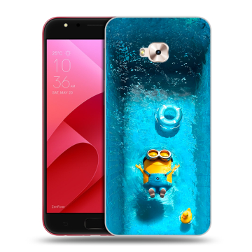 Пластиковый чехол на ASUS ZenFone 4 Selfie Pro с принтом Миньоны Пластиковый чехол на ASUS ZenFone 4 Selfie Pro с принтом Миньоны
