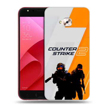 Пластиковый чехол на ASUS ZenFone 4 Selfie Pro с принтом Counter Strike