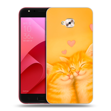 Пластиковый чехол на ASUS ZenFone 4 Selfie Pro с принтом Милые котята