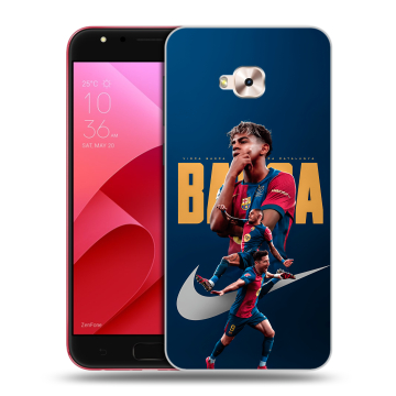 Пластиковый чехол на ASUS ZenFone 4 Selfie Pro с принтом Барселона Barca Yamal Пластиковый чехол на ASUS ZenFone 4 Selfie Pro с принтом Барселона Barca Yamal