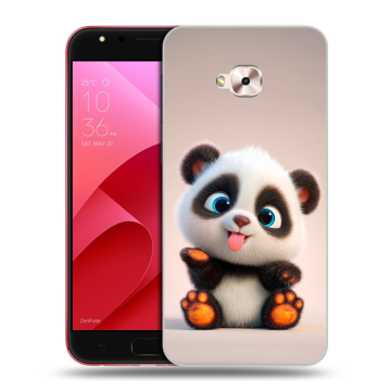 Пластиковый чехол на ASUS ZenFone 4 Selfie Pro с принтом милая панда