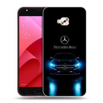 Пластиковый чехол на ASUS ZenFone 4 Selfie Pro с принтом Mercedes Мерседес