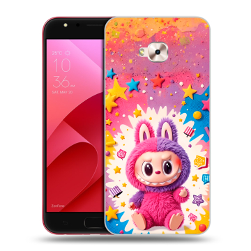 Пластиковый чехол на ASUS ZenFone 4 Selfie Pro с принтом Labubu Лабубу Пластиковый чехол на ASUS ZenFone 4 Selfie Pro с принтом Labubu Лабубу