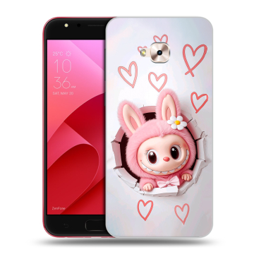 Пластиковый чехол на ASUS ZenFone 4 Selfie Pro с принтом Labubu Лабубу