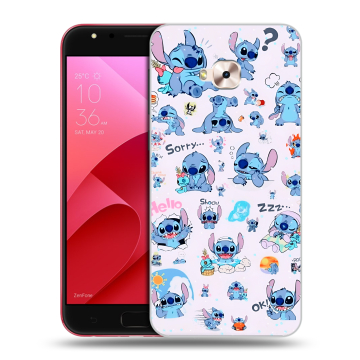 Пластиковый чехол на ASUS ZenFone 4 Selfie Pro с принтом Лило и Стич
