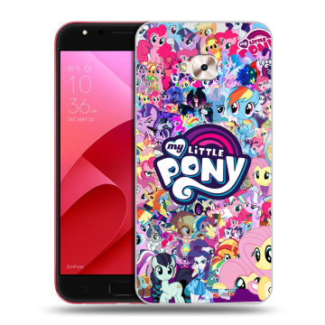 Пластиковый чехол на ASUS ZenFone 4 Selfie Pro с принтом My little pony Дружба чудо Пластиковый чехол на ASUS ZenFone 4 Selfie Pro с принтом My little pony Дружба чудо