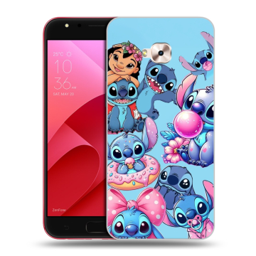 Пластиковый чехол на ASUS ZenFone 4 Selfie Pro с принтом Лило и Стич