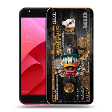 Пластиковый чехол на ASUS ZenFone 4 Selfie Pro с принтом Дональд Дак Доллар Пластиковый чехол на ASUS ZenFone 4 Selfie Pro с принтом Дональд Дак Доллар