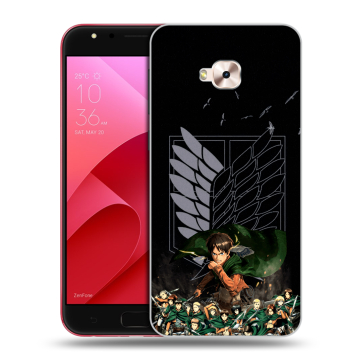 Пластиковый чехол на ASUS ZenFone 4 Selfie Pro с принтом Атака титанов Пластиковый чехол на ASUS ZenFone 4 Selfie Pro с принтом Атака титанов