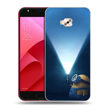 Пластиковый чехол на ASUS ZenFone 4 Selfie Pro с принтом Миньоны Пластиковый чехол на ASUS ZenFone 4 Selfie Pro с принтом Миньоны
