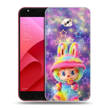 Пластиковый чехол на ASUS ZenFone 4 Selfie Pro с принтом Labubu Лабубу Пластиковый чехол на ASUS ZenFone 4 Selfie Pro с принтом Labubu Лабубу
