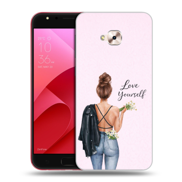Пластиковый чехол на ASUS ZenFone 4 Selfie Pro с принтом женский