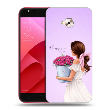 Пластиковый чехол на ASUS ZenFone 4 Selfie Pro с принтом женский