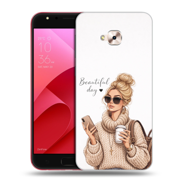 Пластиковый чехол на ASUS ZenFone 4 Selfie Pro с принтом женский Пластиковый чехол на ASUS ZenFone 4 Selfie Pro с принтом женский