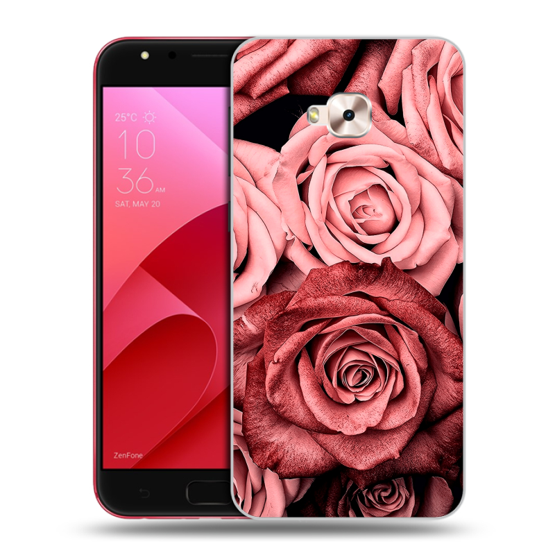 Пластиковый чехол на ASUS ZenFone 4 Selfie Pro с принтом Цветы розы Пластиковый чехол на ASUS ZenFone 4 Selfie Pro с принтом Цветы розы