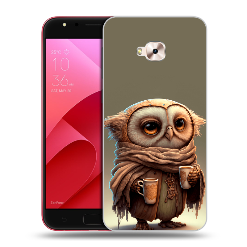 Пластиковый чехол на ASUS ZenFone 4 Selfie Pro с принтом Сова Пластиковый чехол на ASUS ZenFone 4 Selfie Pro с принтом Сова