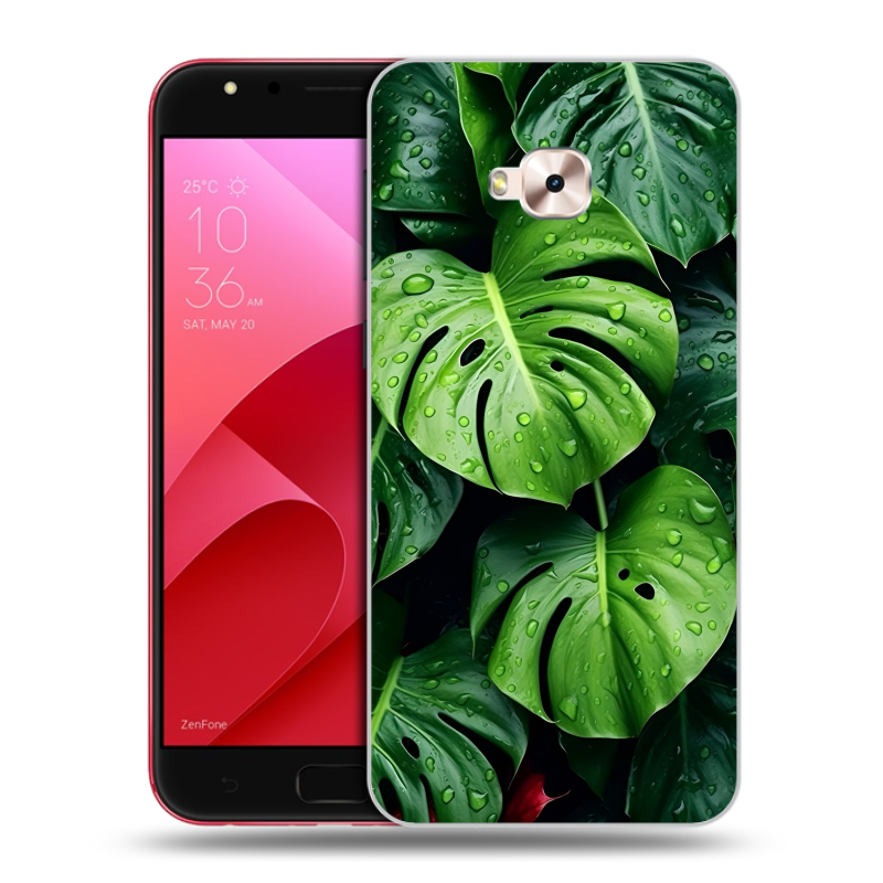 Пластиковый чехол на ASUS ZenFone 4 Selfie Pro с принтом Листья Пластиковый чехол на ASUS ZenFone 4 Selfie Pro с принтом Листья