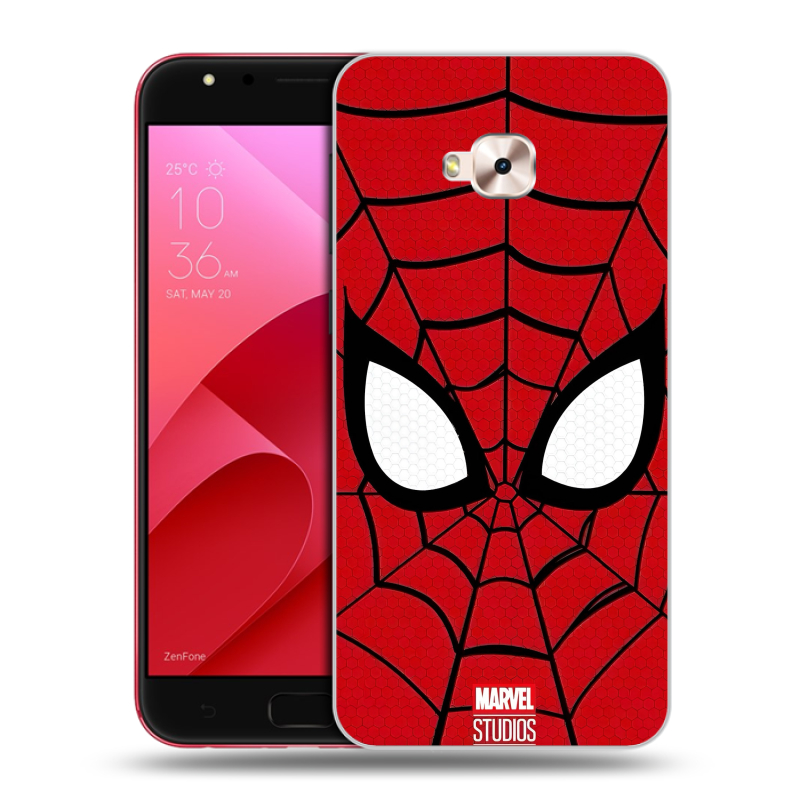 Пластиковый чехол на ASUS ZenFone 4 Selfie Pro с принтом человек паук spiderman Пластиковый чехол на ASUS ZenFone 4 Selfie Pro с принтом человек паук spiderman