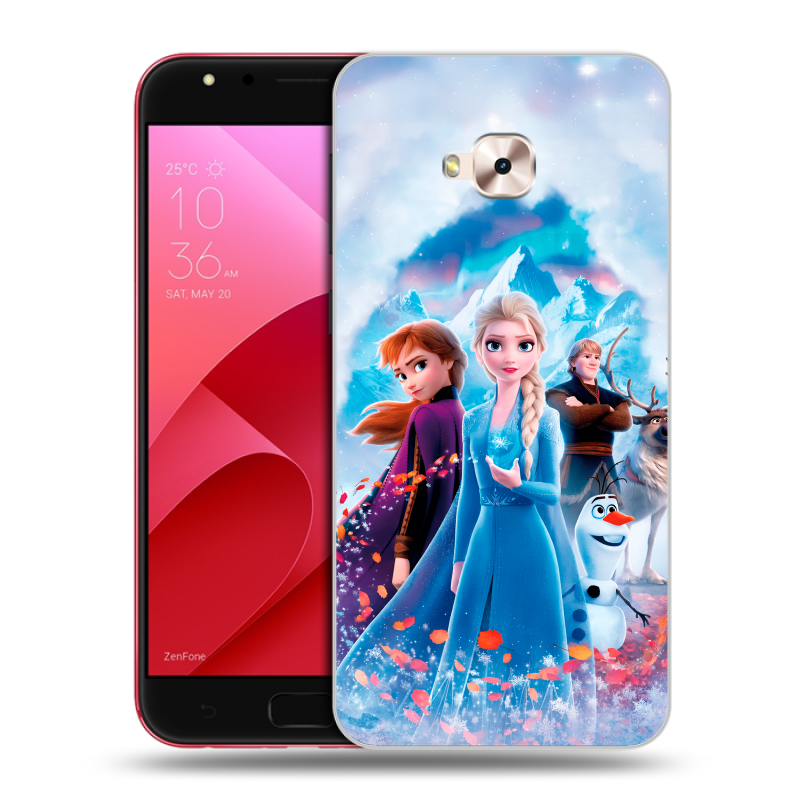 Пластиковый чехол на ASUS ZenFone 4 Selfie Pro с принтом Холодное сердце Frozen Пластиковый чехол на ASUS ZenFone 4 Selfie Pro с принтом Холодное сердце Frozen