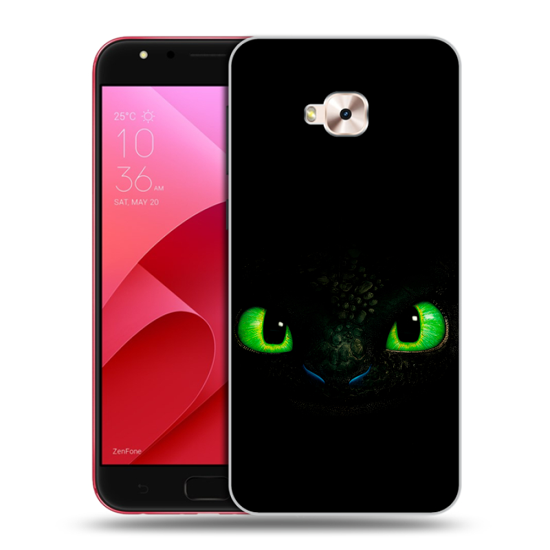 Пластиковый чехол на ASUS ZenFone 4 Selfie Pro с принтом Как приручить дракона Пластиковый чехол на ASUS ZenFone 4 Selfie Pro с принтом Как приручить дракона