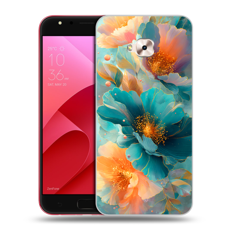 Пластиковый чехол на ASUS ZenFone 4 Selfie Pro с принтом Цветы Пластиковый чехол на ASUS ZenFone 4 Selfie Pro с принтом Цветы