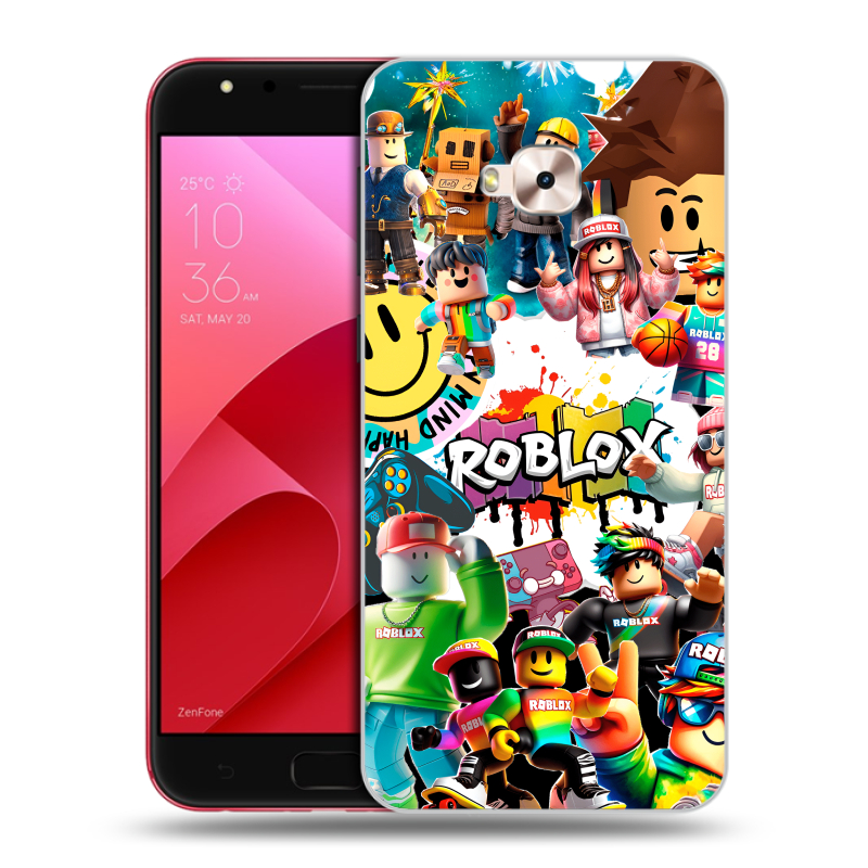 Пластиковый чехол на ASUS ZenFone 4 Selfie Pro с принтом Roblox Роблокс Пластиковый чехол на ASUS ZenFone 4 Selfie Pro с принтом Roblox Роблокс