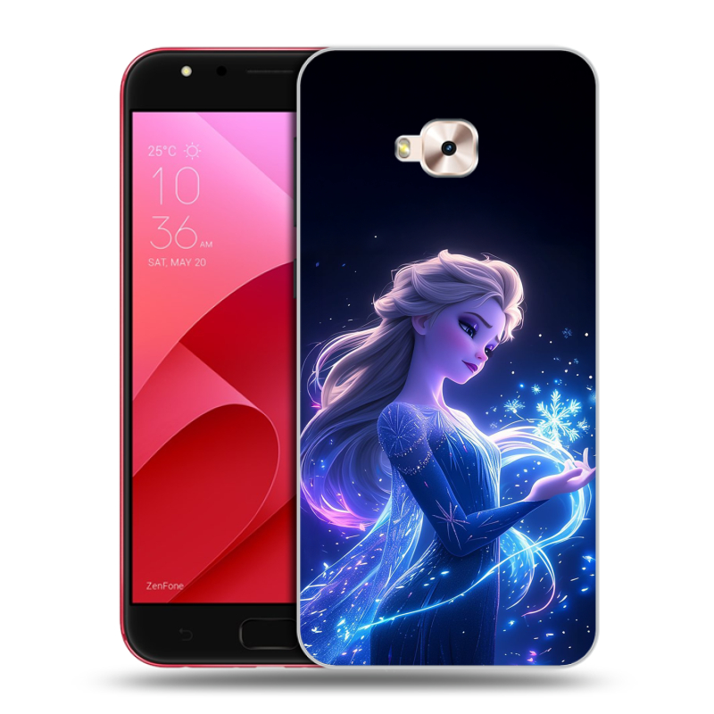 Пластиковый чехол на ASUS ZenFone 4 Selfie Pro с принтом Холодное сердце Frozen Пластиковый чехол на ASUS ZenFone 4 Selfie Pro с принтом Холодное сердце Frozen