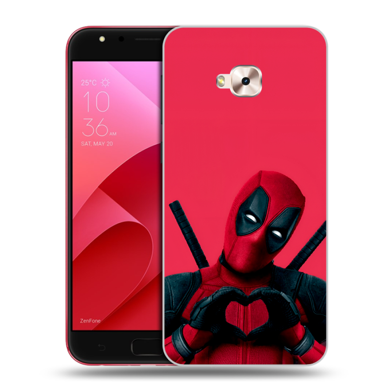 Пластиковый чехол на ASUS ZenFone 4 Selfie Pro с принтом Дедпул Deadpool Пластиковый чехол на ASUS ZenFone 4 Selfie Pro с принтом Дедпул Deadpool