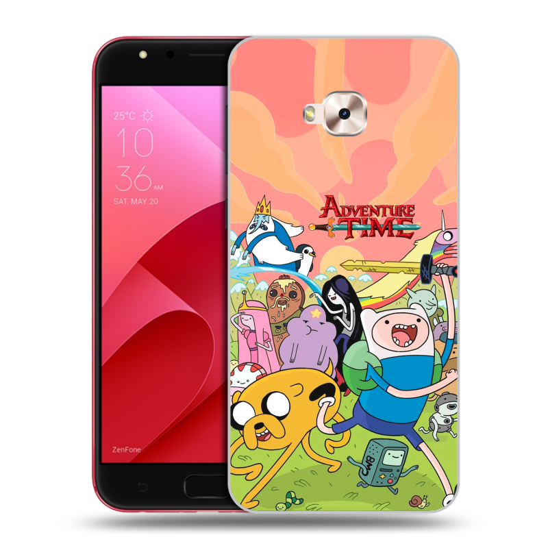 Пластиковый чехол на ASUS ZenFone 4 Selfie Pro с принтом Adventure time Время приключений Пластиковый чехол на ASUS ZenFone 4 Selfie Pro с принтом Adventure time Время приключений