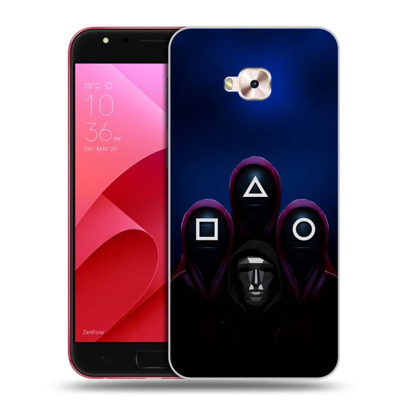 Пластиковый чехол на ASUS ZenFone 4 Selfie Pro с принтом Игра Кальмара Пластиковый чехол на ASUS ZenFone 4 Selfie Pro с принтом Игра Кальмара