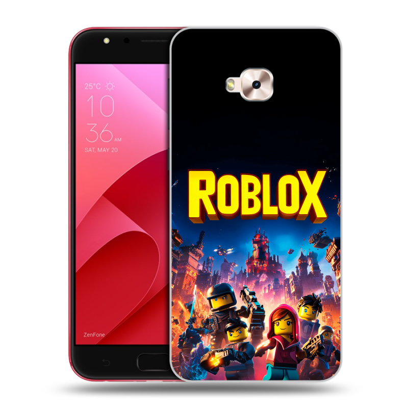 Пластиковый чехол на ASUS ZenFone 4 Selfie Pro с принтом Roblox Роблокс Пластиковый чехол на ASUS ZenFone 4 Selfie Pro с принтом Roblox Роблокс