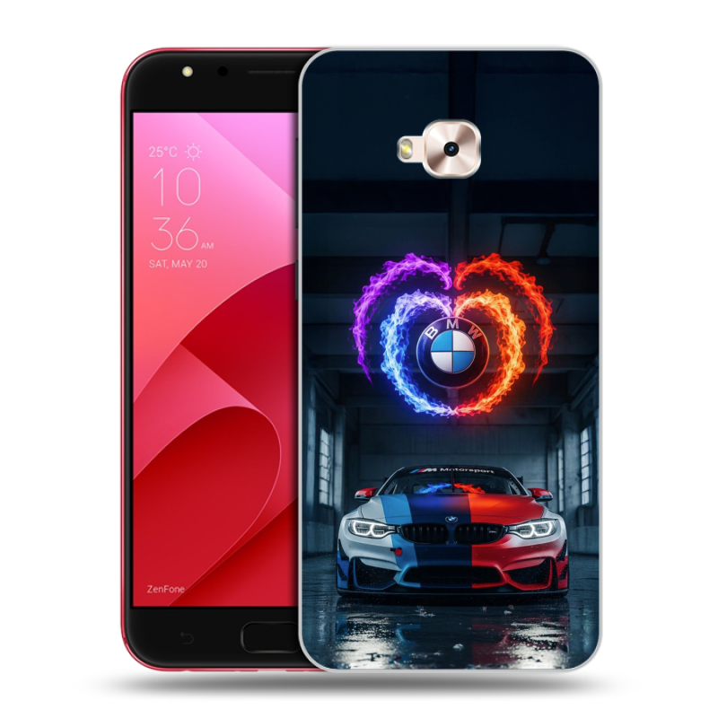 Пластиковый чехол на ASUS ZenFone 4 Selfie Pro с принтом BMW БМВ Пластиковый чехол на ASUS ZenFone 4 Selfie Pro с принтом BMW БМВ