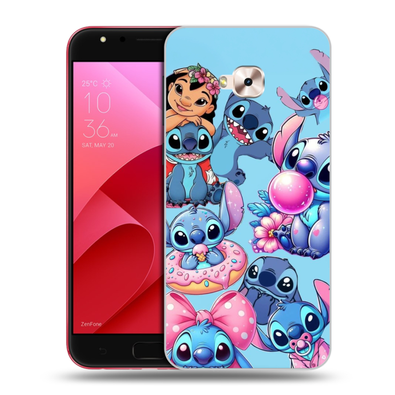 Пластиковый чехол на ASUS ZenFone 4 Selfie Pro с принтом Лило и Стич Пластиковый чехол на ASUS ZenFone 4 Selfie Pro с принтом Лило и Стич