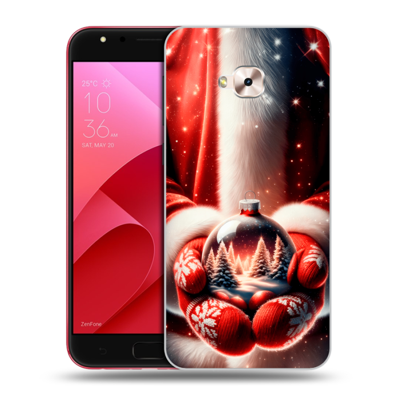 Пластиковый чехол на ASUS ZenFone 4 Selfie Pro с принтом Новый год Пластиковый чехол на ASUS ZenFone 4 Selfie Pro с принтом Новый год