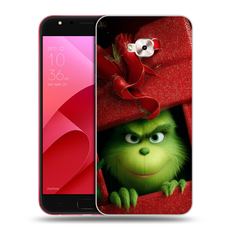 Пластиковый чехол на ASUS ZenFone 4 Selfie Pro с принтом Новый год Пластиковый чехол на ASUS ZenFone 4 Selfie Pro с принтом Новый год