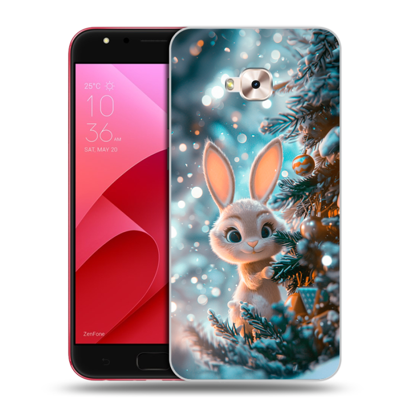 Пластиковый чехол на ASUS ZenFone 4 Selfie Pro с принтом Новый год Пластиковый чехол на ASUS ZenFone 4 Selfie Pro с принтом Новый год