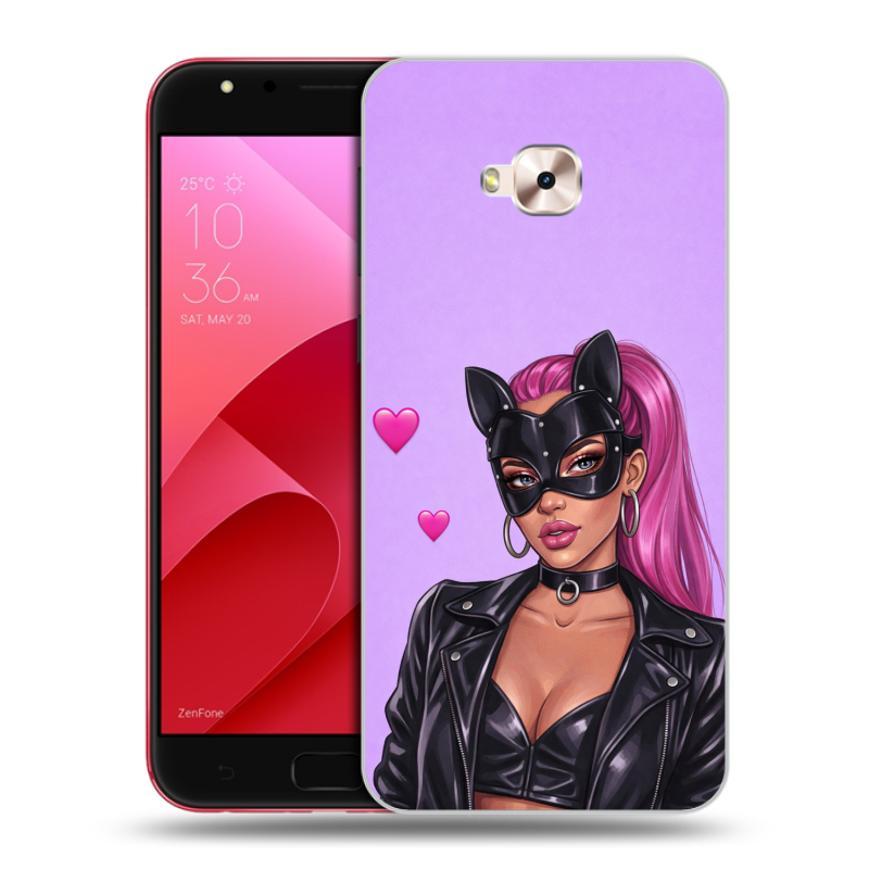 Пластиковый чехол на ASUS ZenFone 4 Selfie Pro с принтом женский Пластиковый чехол на ASUS ZenFone 4 Selfie Pro с принтом женский