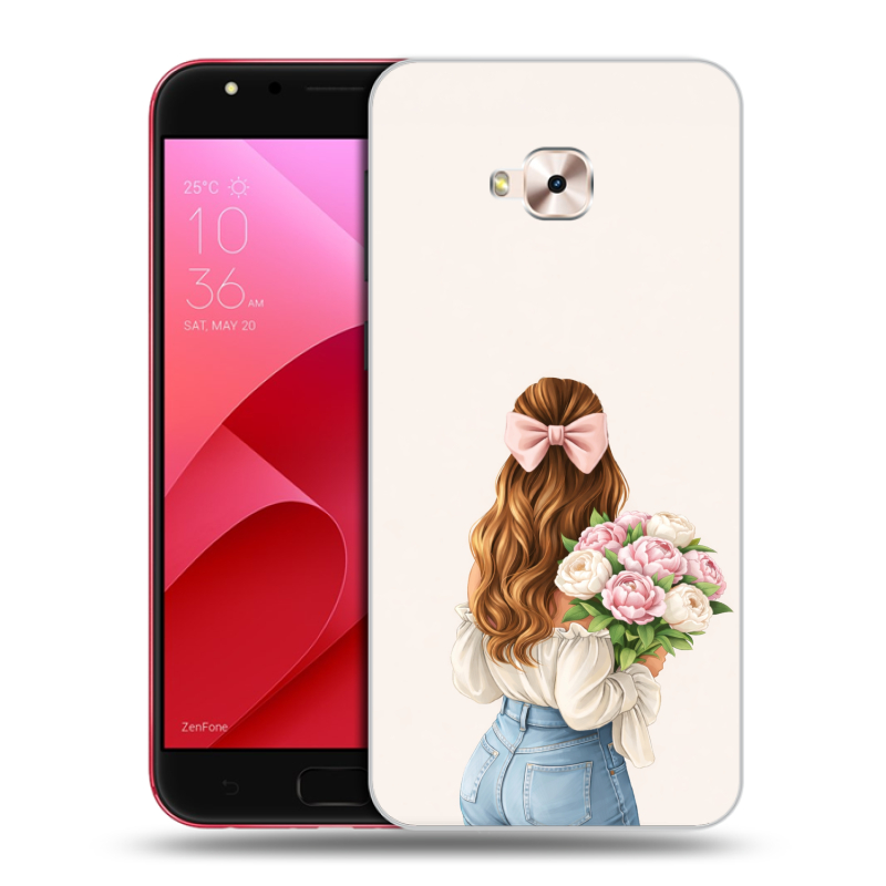 Пластиковый чехол на ASUS ZenFone 4 Selfie Pro с принтом женский Пластиковый чехол на ASUS ZenFone 4 Selfie Pro с принтом женский