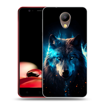 Пластиковый чехол на Elephone P8 с принтом Волк ночной Пластиковый чехол на Elephone P8 с принтом Волк ночной