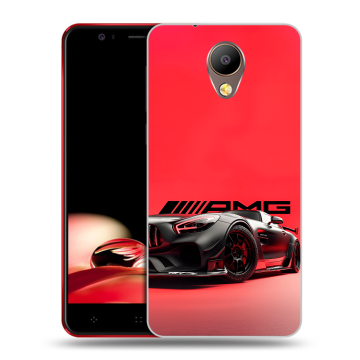 Пластиковый чехол на Elephone P8 с принтом Мерседес Mercedes AMG