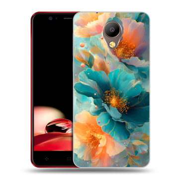 Пластиковый чехол на Elephone P8 с принтом Цветы